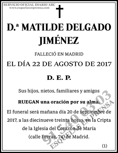 Matilde Delgado Jiménez